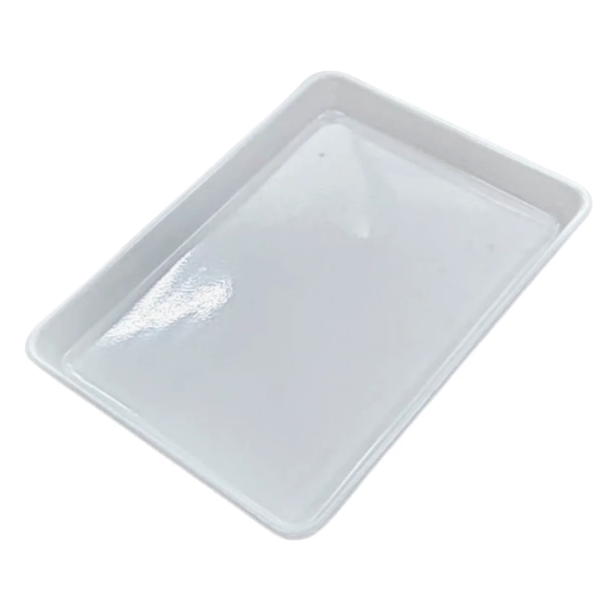 Hamburger Servis Tepsisi 25*17 cm Beyaz