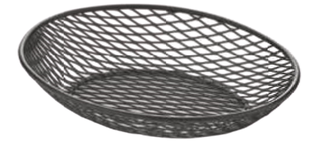 Hasır Desenli Oval Sunum Sepeti 23*18 cm