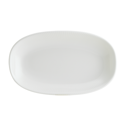 Bonna İris White Gourmet 24 cm Oval Kayık Tabak
