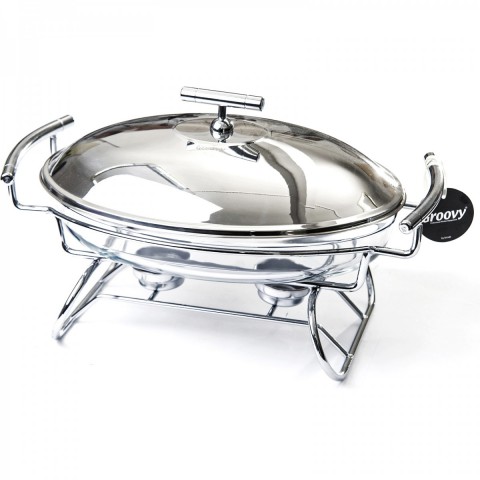 Groovy Isıtıcılı Yemek Servis Oval 2,4 lt ( GRV-9065 )