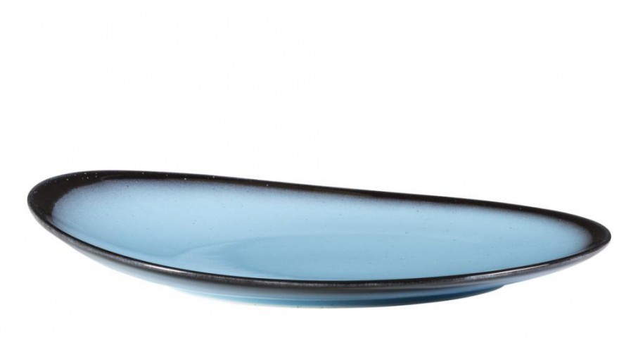 Joy Blue Düz Tabak 24 Cm