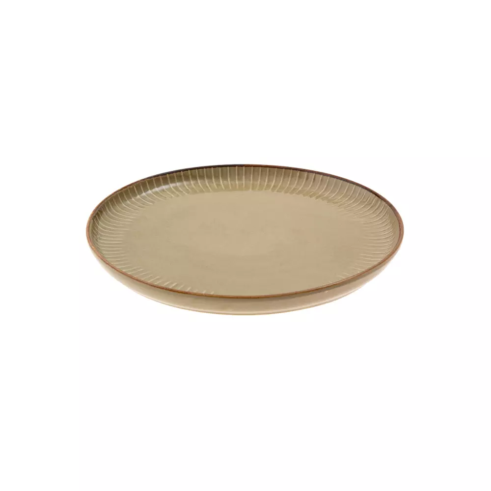 Jumbo Efes Bej 21 Cm Düz Tabak (JHEB1821)