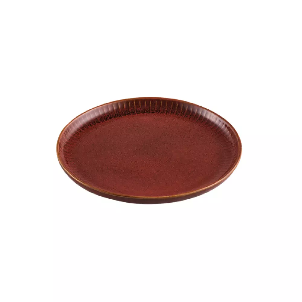 Jumbo Efes Kırmızı 17 Cm Düz Tabak (JHEK1817)