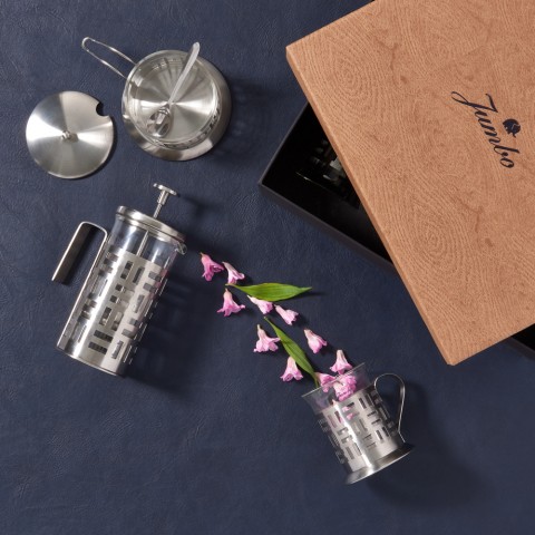 Jumbo Glory 5 French Press 350 Ml Size: 117*90*175mm (JHGL0350)