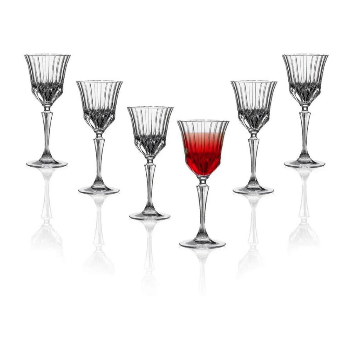 Jumbo RCR Adagio Büyük Kadeh 6'lı Set 280 CC Jumbo RCR Adagio Büyük Kadeh 6'lı Set 280 CC