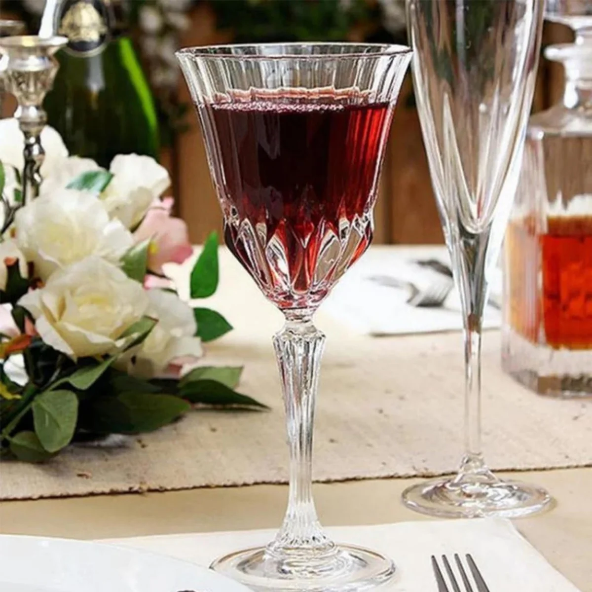 Jumbo RCR Adagio Büyük Kadeh 6'lı Set 280 CC Jumbo RCR Adagio Büyük Kadeh 6'lı Set 280 CC