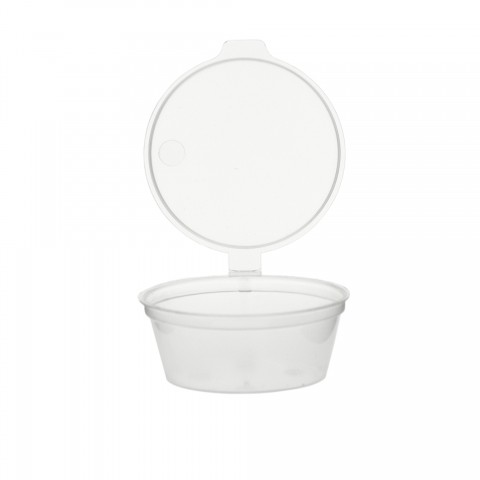 Rubikap Kapaklı Sos Kabı 60 Ml Tek Kullanımlık (DSC.60)