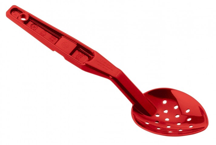 Cambro Polikarbon Delikli 28 cm Servis Kaşığı ( SPOP11CW ) Kırmızı