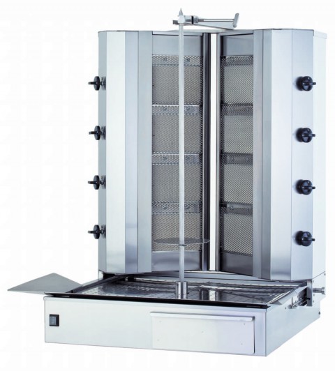 Kalitegaz 4+4 Radyanlı Gazlı Döner Ocağı (KLG 224-V)