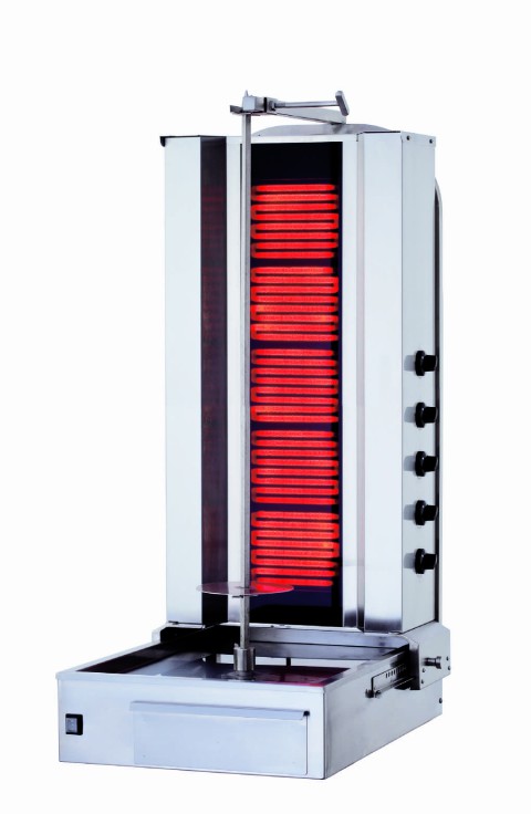 Kalitegaz Elektrikli 5li Alttan Motor Döner Ocağı Camlı (KLG 172)