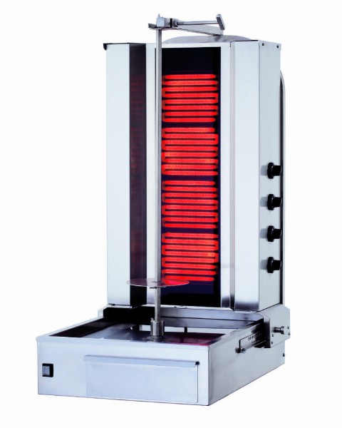 Kalitegaz Elektrikli Döner Ocağı Camlı Alttan Motorlu 4 lü (KLG171)