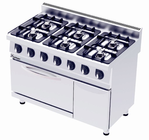 Kalitegaz Gazlı Kuzine 6 Ocaklı 1200*70*90 (CO1270G)