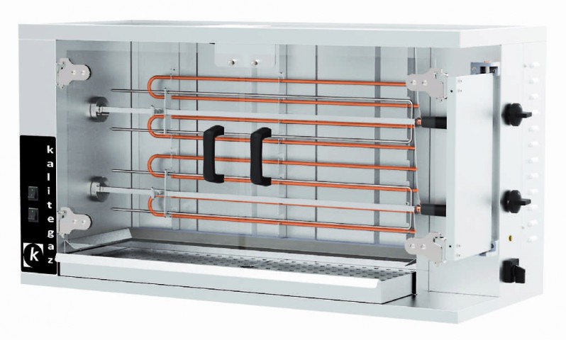 Kalitegaz Piliç Çevirme Makinesi Elektrikli 2 Şişli 8-10 Piliç (CRE2)