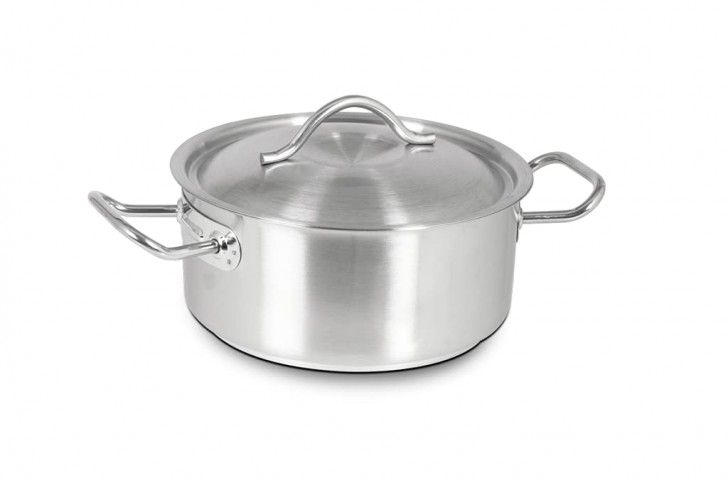 Kapp 18*12 Kapaklı Çelik Orta Derin Silindirik Tencere ( 30141812 )