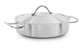 Kapp 24*10,5 Kapaklı Çelik Orta Sığ Silindirik Tencere ( 30142411 )