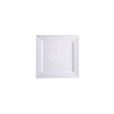 Rubikap Kare Plastik Tabak 18 cm (PL.S18) Beyaz Standart