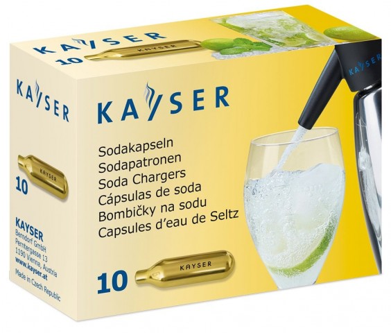 Kayser Soda Kapsülü 10x8 g | Soda Sifonu Tüpü (10'lu paket)