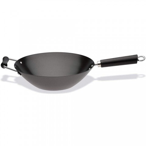 Kenhom Karbon Çelik Yapışmaz Wok Tava 35 Cm (DKB KH435001)
