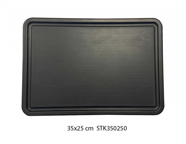 Koçel Steak Sunum Tablası 35*25 cm (STK350250) Siyah