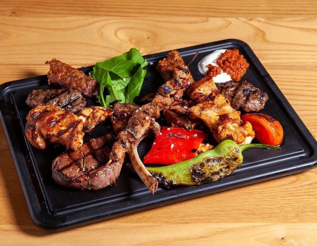 Koçel Steak Sunum Tablası 35*25 cm (STK350250) Siyah