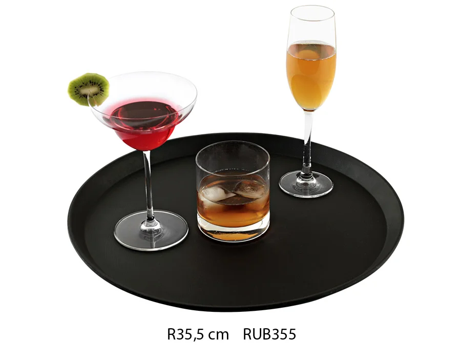 Koçel Ruby Kauçuk Yuvarlak Tepsi  Ø35.5 cm (RUB355D)