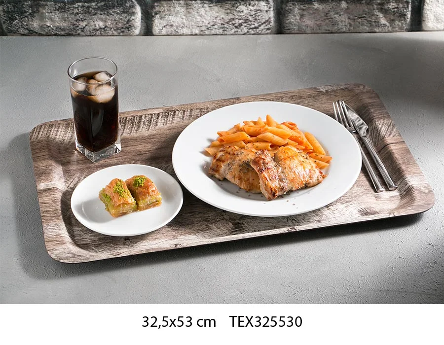 Koçel Texform Dikdörtgen Tepsi 32.5*53 cm (TEX325530D)