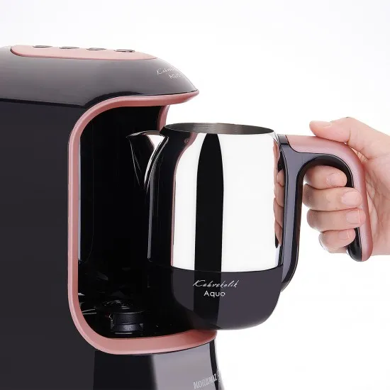 Korkmaz Kahvekolik Aqua Kahve Makinesi Siyah/Bakır