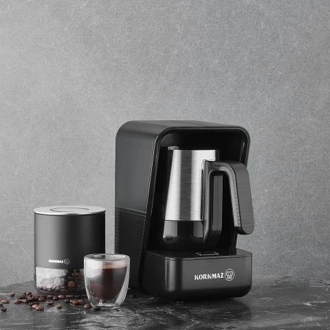 Korkmaz Moderna Kahve Makinesi Siyah/Satin A863-01