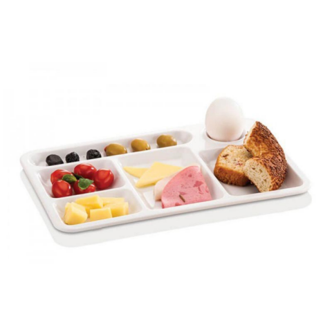 Külsan KL103 Kahvaltılık Self Servis 6 Gözlü 28*18,5 cm