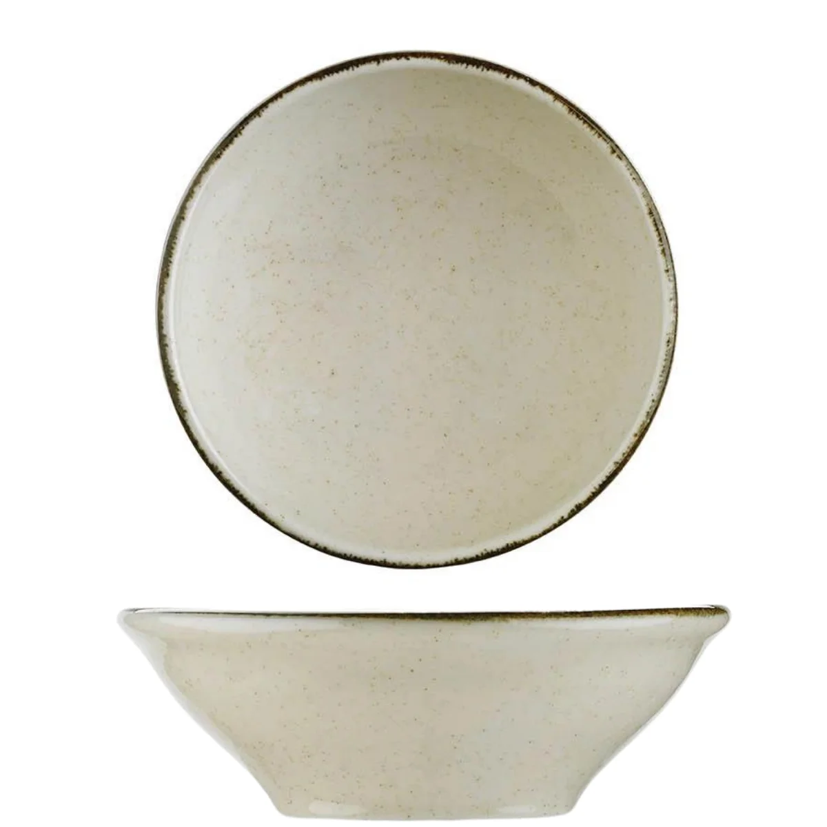 Kütahya Porselen Colorx Ofd 20 Cm Kase Pearl 02 Tarçın 2li