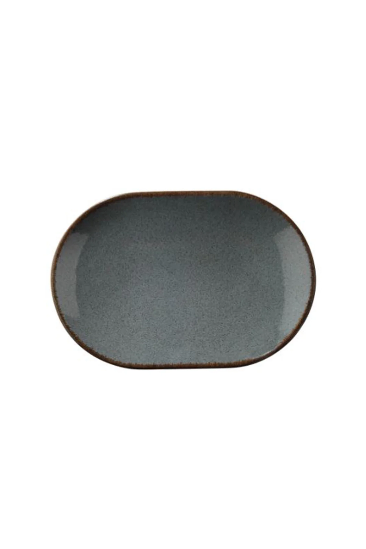 Kütahya Porselen Colorx Ofd 28 Cm Kayık Tabak Pearl 01 Mavi 2li