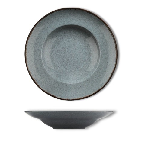 Kütahya Porselen Colorx Rs 27 Cm Spagetti Tabağı Pearl 01 Mavi (CXRS27SPT730P01)