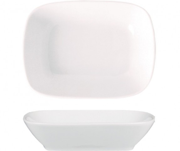 Kütahya Porselen Ent Otel 17 cm Kare Kayık Tabak ( KPEO17KR00 )