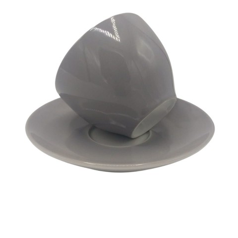 Kütahya Porselen Lima Çay Fincanı Tabaklı Pistole Boyalı Gri (LM02CT14006) Kütahya Porselen Lima Çay Fincanı Tabaklı Pistole Boyalı Gri (LM02CT14006)