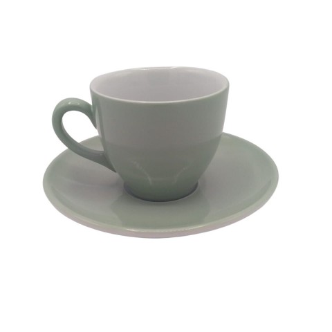 Kütahya Porselen Lima Kahve Fincanı Tabaklı Pistole Boyalı , Çağla Yeşili (LM02KT14026) Kütahya Porselen Lima Kahve Fincanı Tabaklı Pistole Boyalı , Çağla Yeşili (LM02KT14026)