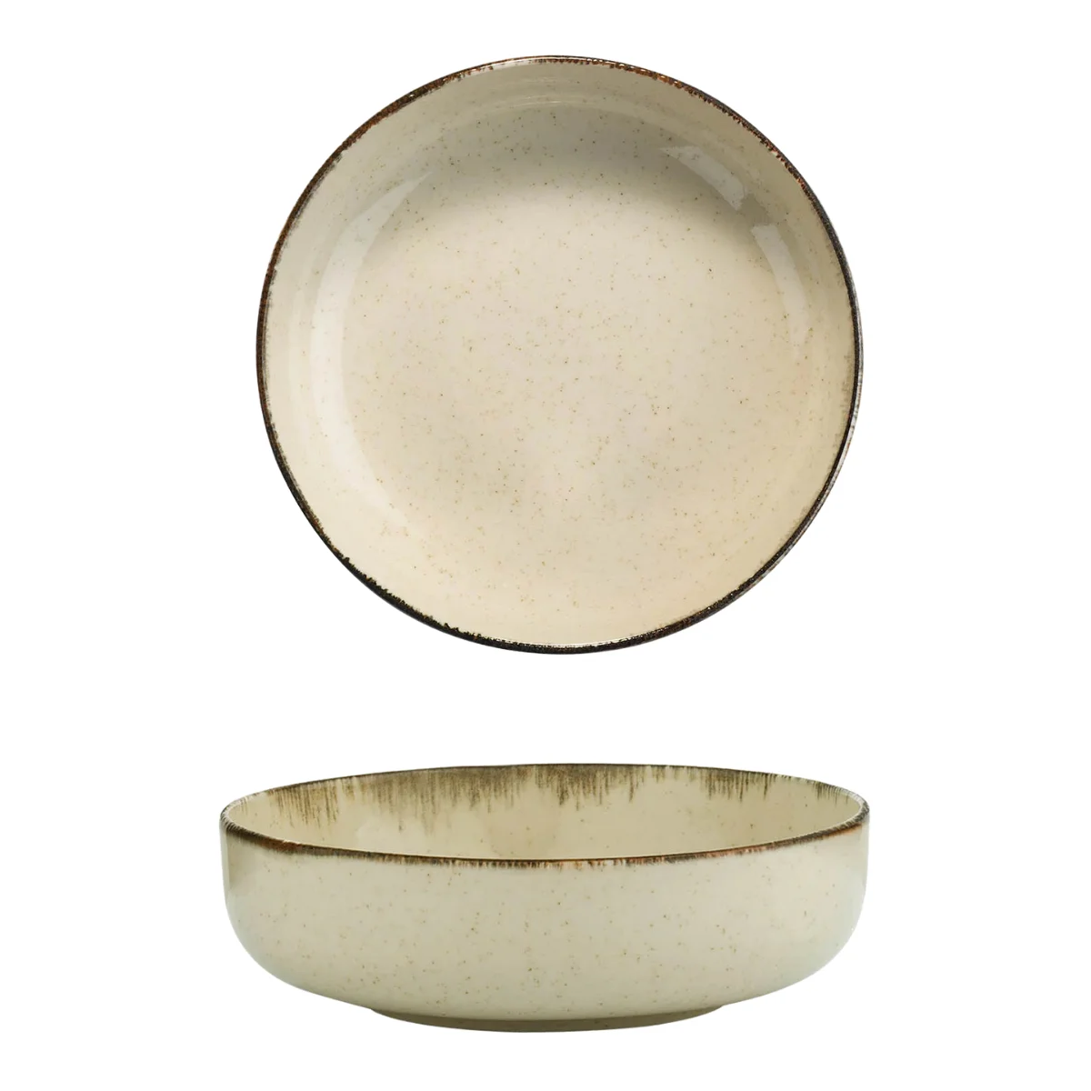 Kütahya Porselen Moderna 15 Cm Kase Pearl 02 Tarçın (MOD15KS730P02)