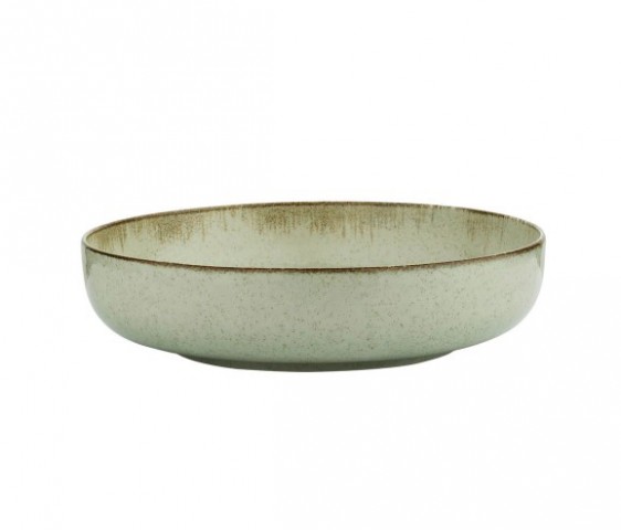 Kütahya Porselen Moderna 20 Cm Çukur Tabak Pearl 03 Yeşil (MOD20CK730P03)