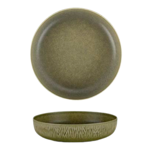 Kütahya Porselen Mood Line 20 cm Çukur Tabak 680 cc – Haki MDL20CK855A45