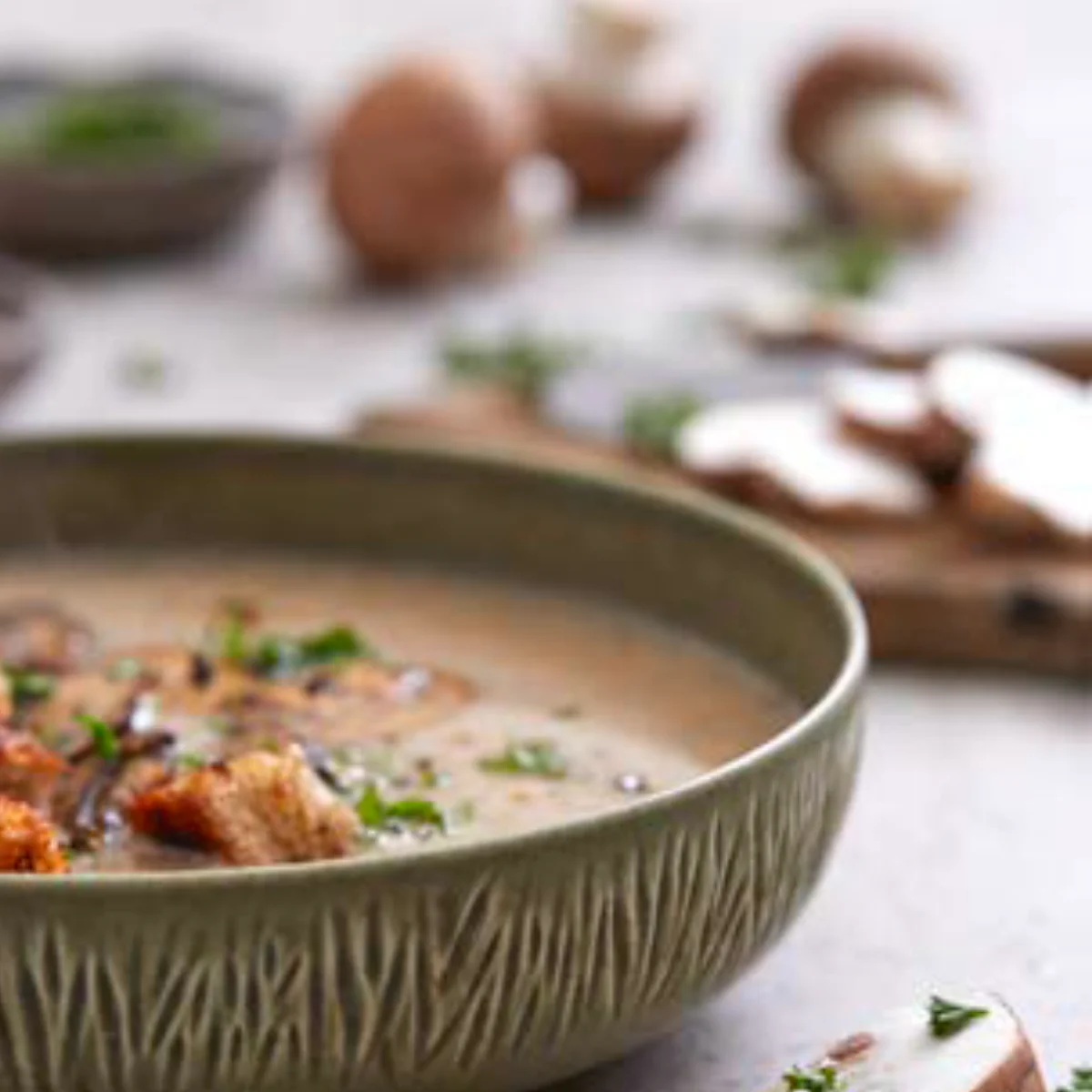 Kütahya Porselen Mood Line 20 cm Çukur Tabak 680 cc – Haki MDL20CK855A45