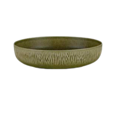 Kütahya Porselen Mood Line 20 cm Çukur Tabak 680 cc – Haki MDL20CK855A45
