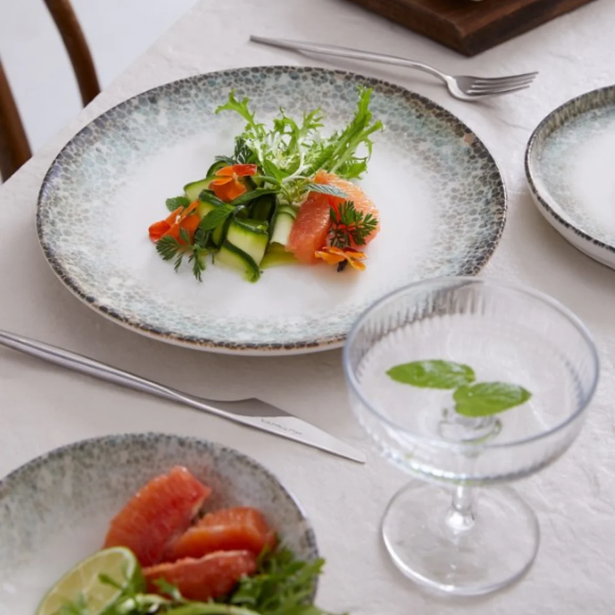 Kütahya Rust Green BN Ent Kratos 21 cm Düz Tabak DG-871 (BNEO21DU89A733)