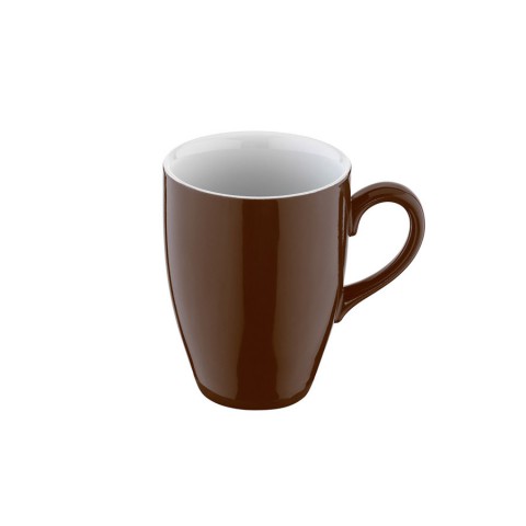 Kütahya Porselen Lima Mug Bardak Pistole Boyalı Kahverengi , 240 cc (LM01MG14008)