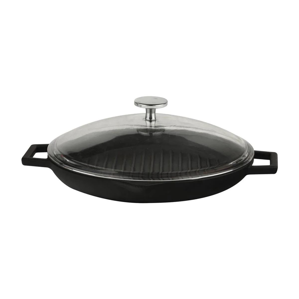 Lava 26 cm Yuvarlak Döküm Tava Cam Kapaklı (LV ECO GT 26 T5 K3)