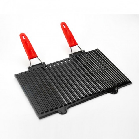Lava Döküm Mangal Izgara 25*40 cm (LV MNG GRL 4025) Siyah