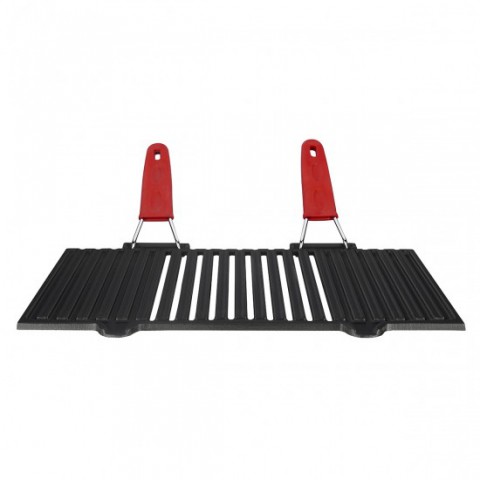 Lava Döküm Mangal Izgara 25*40 cm (LV MNG GRL 4025) Siyah