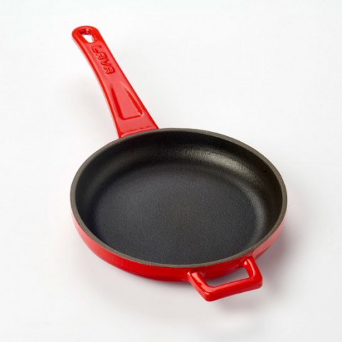 Lava Döküm Yuvarlak Kızartma Tavası Döküm Demir Yekpare Saplı Çap(Ø)16cm ( LV Y TV 16 K0 )