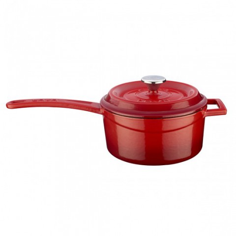 Lava Döküm Yuvarlak Sos Tenceresi. Metal Saplı Trendy Serisi Çap(Ø16 cm ( LV Y SOS 16 K2 )