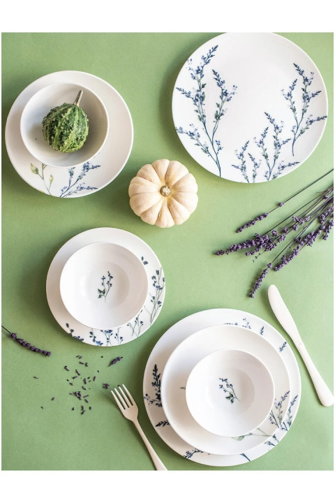 Lavender Pino 24 Parça Yemek Seti