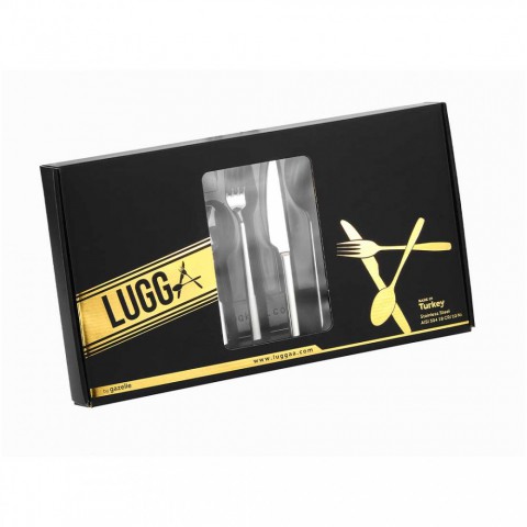 Lugga Ada 84 Parça 12 Kişilik Çatal Kaşık Bıçak Seti ( LGG-ADA-2084 )