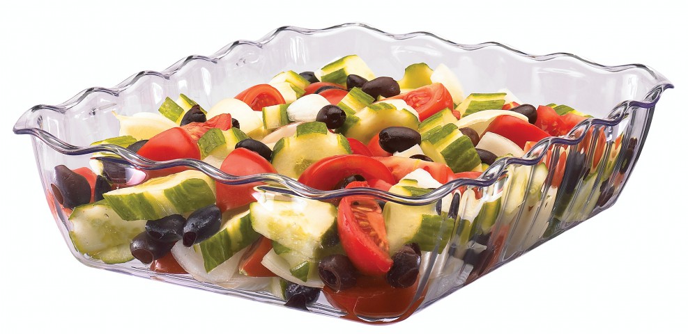 Cambro Meze Kabı Kıvrımlı Dikdörtgen 26,5*33,5*8 cm ( DC10 )